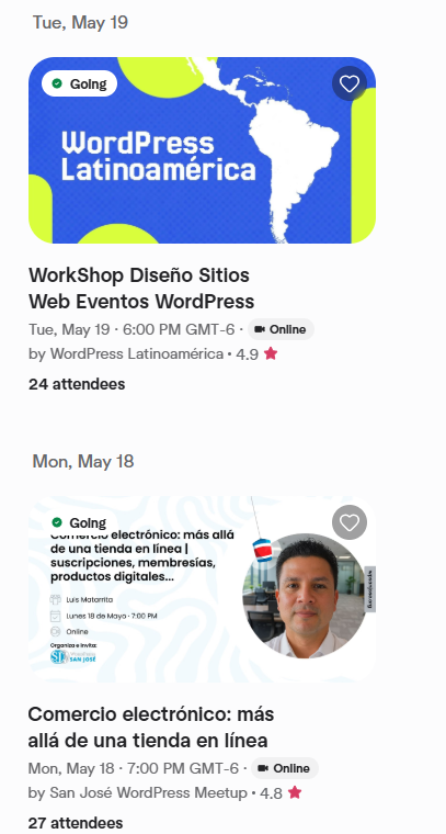 E-Commerce y Eventos Avanzados